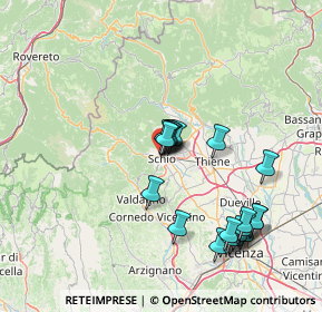 Mappa Piazzetta Suor Luisa Arlotti, 36015 Schio VI, Italia (14.539)