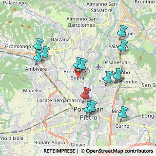 Mappa Via Ravasio, 24030 Brembate di Sopra BG, Italia (2.01786)