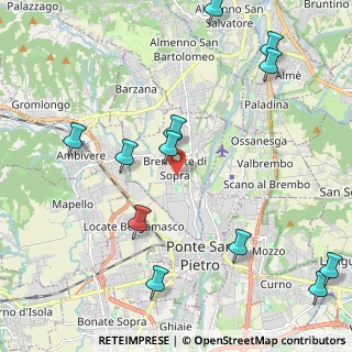 Mappa Via Ravasio, 24030 Brembate di Sopra BG, Italia (2.65583)