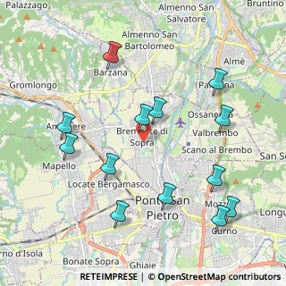 Mappa Via Ravasio, 24030 Brembate di Sopra BG, Italia (2.22846)
