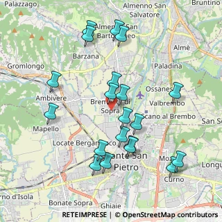 Mappa Via Ravasio, 24030 Brembate di Sopra BG, Italia (2.0215)