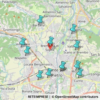Mappa Via Ravasio, 24030 Brembate di Sopra BG, Italia (2.26833)