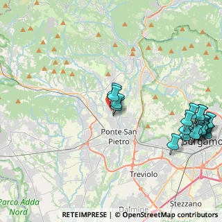 Mappa Via Ravasio, 24030 Brembate di Sopra BG, Italia (5.4125)
