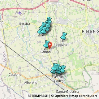 Mappa Via Poggiana, 31037 Loria TV, Italia (1.761)