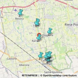 Mappa Via Poggiana, 31037 Loria TV, Italia (2.05727)