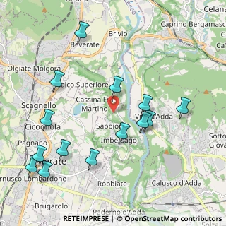 Mappa Via Madonna del Bosco, 23898 Imbersago LC, Italia (2.32714)