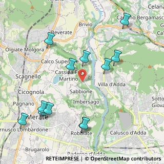 Mappa Via Madonna del Bosco, 23898 Imbersago LC, Italia (2.3675)