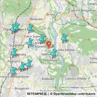 Mappa Via Madonna del Bosco, 23898 Imbersago LC, Italia (2.44545)