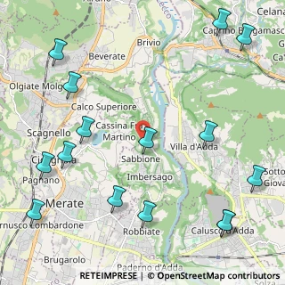 Mappa Via Madonna del Bosco, 23898 Imbersago LC, Italia (2.92933)