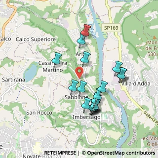 Mappa Via Madonna del Bosco, 23898 Imbersago LC, Italia (0.8865)