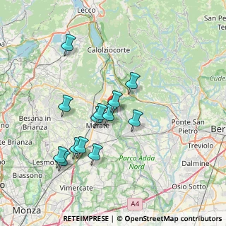 Mappa Via Madonna del Bosco, 23898 Imbersago LC, Italia (6.69692)