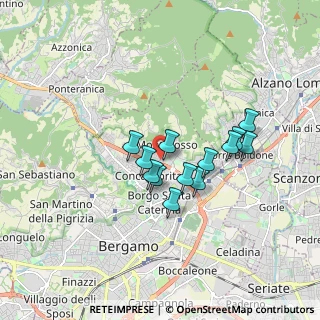 Mappa Via Antonio Agliardi, 24123 Bergamo BG, Italia (1.30385)