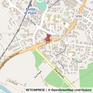 Mappa Via Guglielmo Marconi, 3, 31047 Ponte di Piave, Treviso (Veneto)