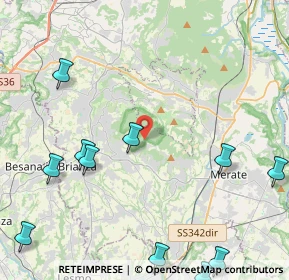 Mappa Via Alta Collina, 23874 Missaglia LC, Italia (6.26538)