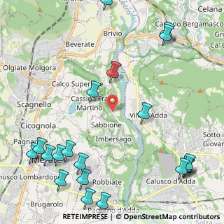 Mappa SP56, 23898 Imbersago LC, Italia (3.0915)