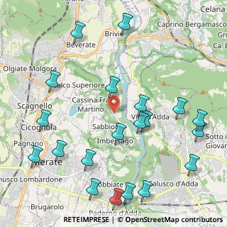 Mappa SP56, 23898 Imbersago LC, Italia (2.603)