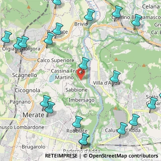 Mappa SP56, 23898 Imbersago LC, Italia (3.227)
