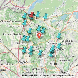 Mappa Via Don Luigi Meroni, 22060 Figino Serenza CO, Italia (7.7515)