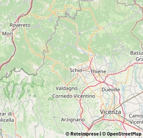 Mappa 36036 Schio VI, Italia (17.853)