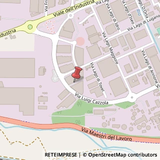 Mappa Via Luigi Cazzola, 27, 36015 Schio, Vicenza (Veneto)