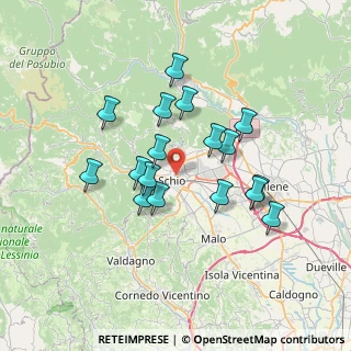 Mappa Via Giosuè Carducci, 36015 Schio VI, Italia (6.09588)