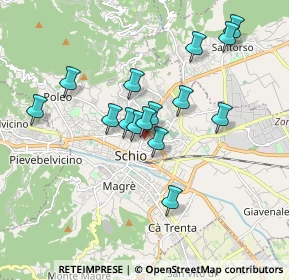 Mappa Via Giosuè Carducci, 36015 Schio VI, Italia (1.55733)