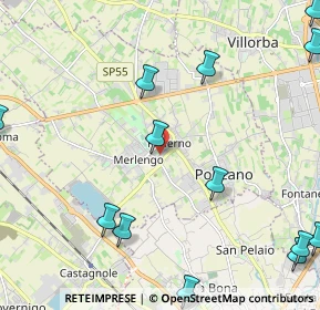 Mappa Via Bersaglieri, 31050 Ponzano Veneto TV, Italia (3.18429)