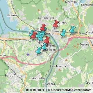 Mappa Via XXV Aprile, 28053 Castelletto sopra Ticino NO, Italia (1.21538)