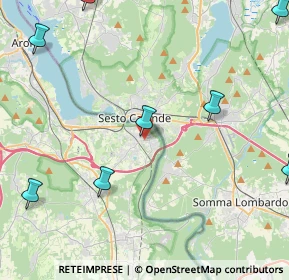 Mappa Via XXV Aprile, 28053 Castelletto sopra Ticino NO, Italia (6.78545)