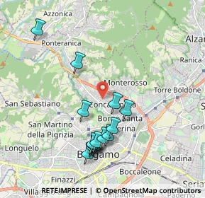 Mappa Via del Carroccio, 24123 Bergamo BG, Italia (1.905)