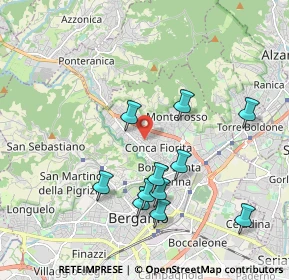 Mappa Via del Carroccio, 24123 Bergamo BG, Italia (1.90636)
