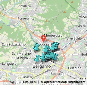 Mappa Via del Carroccio, 24123 Bergamo BG, Italia (1.5215)
