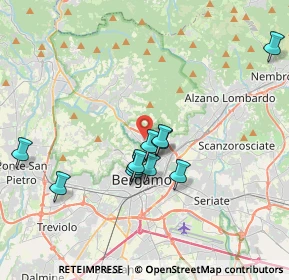 Mappa Via del Carroccio, 24123 Bergamo BG, Italia (3.34909)