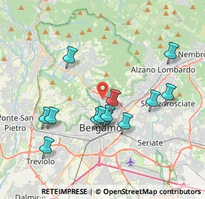 Mappa Via del Carroccio, 24123 Bergamo BG, Italia (3.60846)