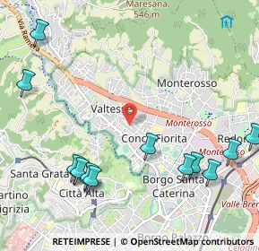 Mappa Via del Carroccio, 24123 Bergamo BG, Italia (1.32786)