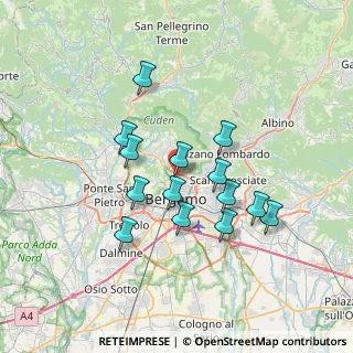 Mappa Via del Carroccio, 24123 Bergamo BG, Italia (6.02929)