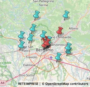 Mappa Via del Carroccio, 24123 Bergamo BG, Italia (5.28529)