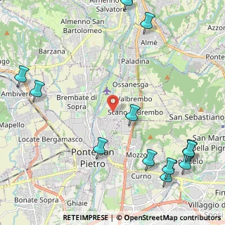 Mappa Via Giuseppe Garibaldi, 24030 Valbrembo BG, Italia (3.0075)