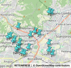 Mappa Via Angelo Goisis, 24124 Bergamo BG, Italia (2.313)