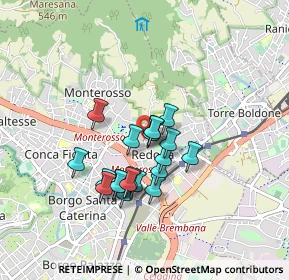 Mappa Via Angelo Goisis, 24124 Bergamo BG, Italia (0.656)