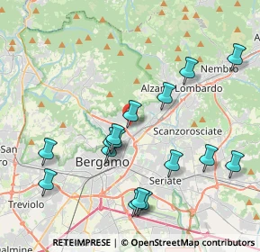 Mappa Via Angelo Goisis, 24124 Bergamo BG, Italia (4.15625)