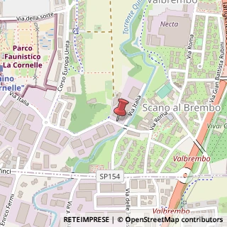 Mappa Strada Plan de Corones, 22, 24030 Valbrembo, Bergamo (Lombardia)