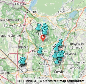 Mappa 22060 Figino Serenza CO, Italia (7.41632)