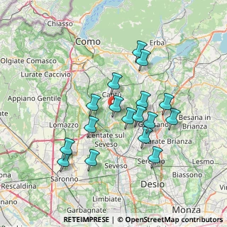 Mappa 22060 Figino Serenza CO, Italia (6.46471)