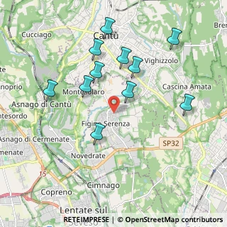 Mappa 22060 Figino Serenza CO, Italia (1.91091)