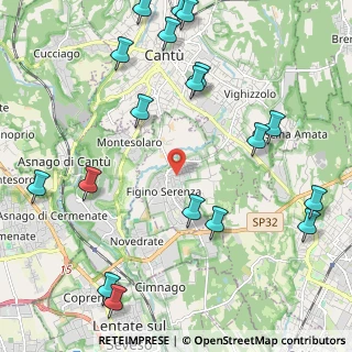 Mappa 22060 Figino Serenza CO, Italia (2.76111)
