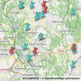 Mappa 22060 Figino Serenza CO, Italia (2.87)