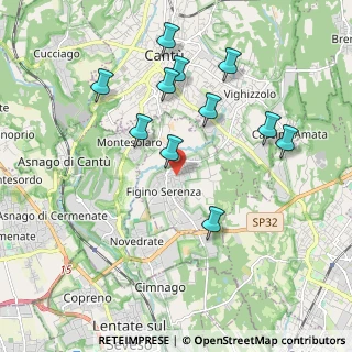 Mappa 22060 Figino Serenza CO, Italia (1.93636)
