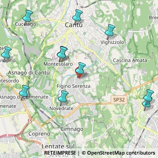 Mappa 22060 Figino Serenza CO, Italia (2.68364)