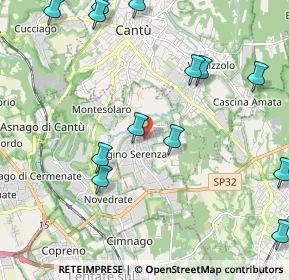 Mappa 22060 Figino Serenza CO, Italia (2.60154)